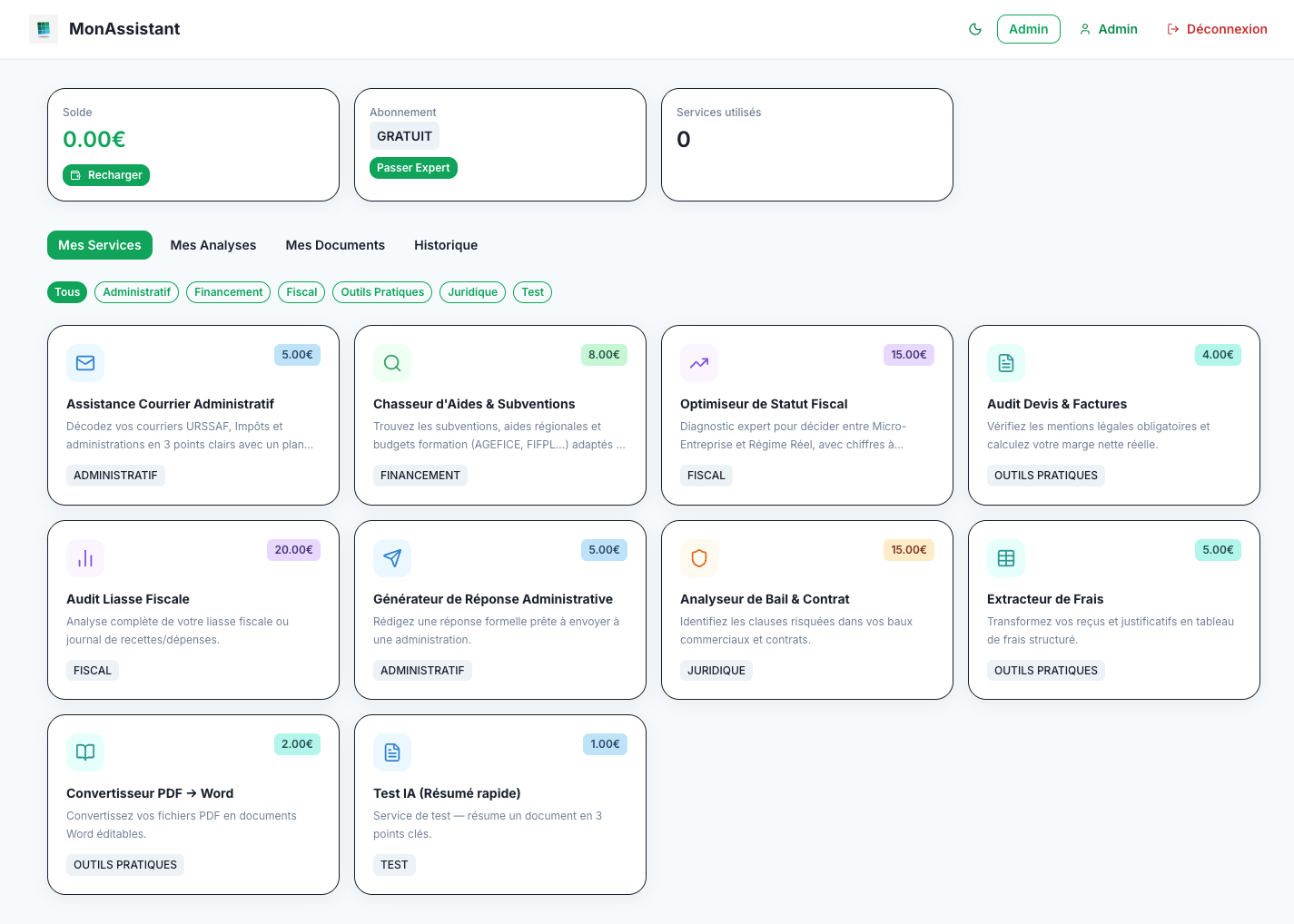 MonAssistantEntreprise